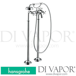 Hansgrohe 16547020 AXOR Montreux 2-Handle Bath Mixer Floor-Standing with Cross Handles 11/16 - 12/19 Spare Parts