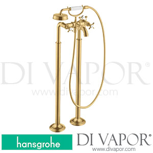 Hansgrohe 16547250 AXOR Montreux 2-Handle Bath Mixer Floor-Standing with Cross Handles >11/16 Spare Parts