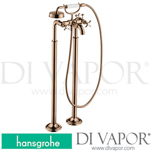 Hansgrohe 16547300 AXOR Montreux 2-Handle Bath Mixer Floor-Standing with Cross Handles >11/16 Spare Parts