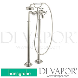 Hansgrohe 16547800 AXOR Montreux 2-Handle Bath Mixer Floor-Standing with Cross Handles >11/16 Spare Parts