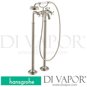 Hansgrohe 16547820 AXOR Montreux 2-Handle Bath Mixer Floor-Standing with Cross Handles >04/06 Spare Parts