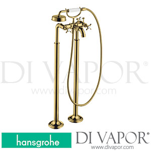 Hansgrohe 16547990 AXOR Montreux 2-Handle Bath Mixer Floor-Standing with Cross Handles >11/16 Spare Parts