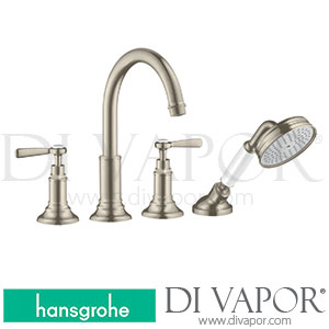 Hansgrohe 16550820 AXOR Montreux 4-Hole Rim Mounted Bath Mixer with Lever Handles 01/17 - 06/22 Spare Parts