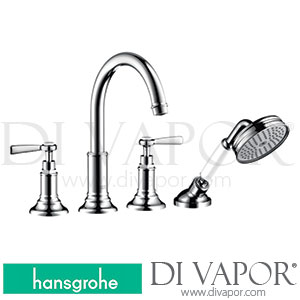 Hansgrohe 16554000 AXOR Montreux 4-Hole Tile Mounted Bath Mixer with Lever Handles >10/16 Spare Parts