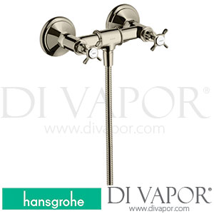 Hansgrohe 16560830 AXOR Montreux 2-Handle Shower Mixer for Exposed Installation with Cross Handles 04/06 - 12/11 Spare Parts