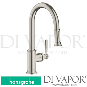 Hansgrohe 16581800 AXOR Montreux Single Lever Kitchen Mixer 180 With Pull-Out Spray Spare Parts 01/17 - 12/17