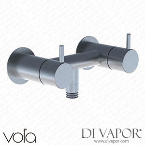 VOLA Two-Handle Built-In Mixer for Use with T34 Hand Shower and Rail, 1670 (1671-HT2) Spare Parts