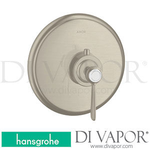Hansgrohe 16823820 AXOR Montreux Thermostat for Concealed Installation with Lever Handle >10/16 Spare Parts