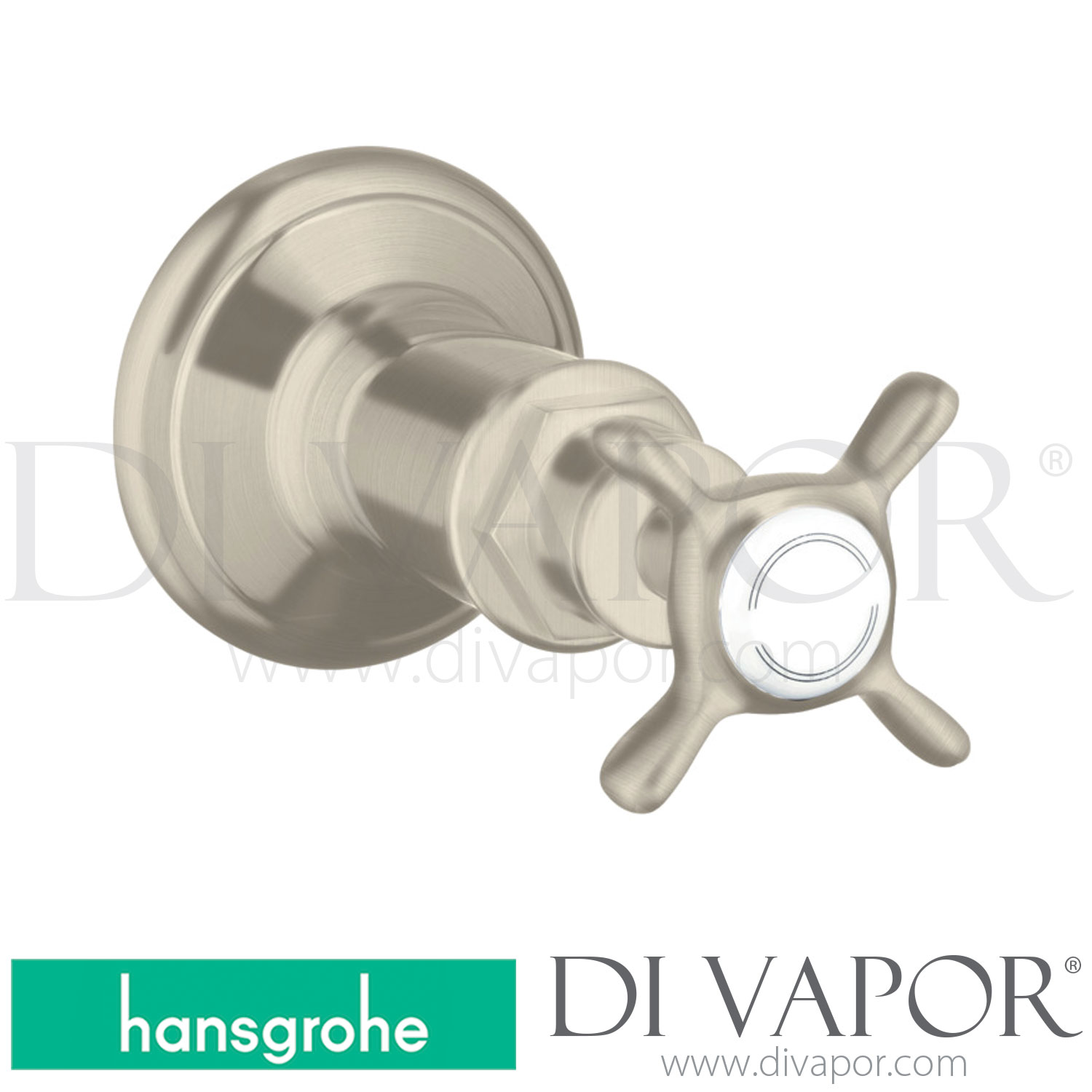 Hansgrohe 16871820 AXOR Montreux ShutOff Valve for Concealed