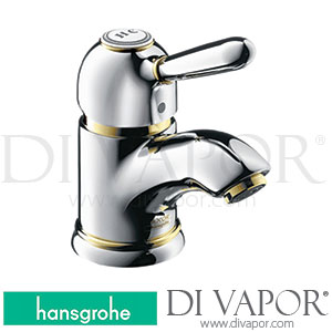 Hansgrohe 17015840 AXOR Carlton Single Lever Basin Mixer 60 with Pop-Up Waste Set for Hand Washbasins 04/02 - 07/04 Spare Parts