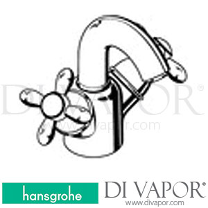 Hansgrohe 17035810 AXOR Carlton 2-Handle Basin Mixer for Hand Basins with Swivel Spout and Copper Pipes Dn15 07/00 - 07/09 Spare Parts