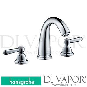 Hansgrohe 17134090 AXOR Carlton 3-Hole Basin Mixer 120 with Pop-Up Waste Set, Lever Handles and High Spout >11/13 Spare Parts