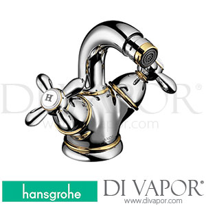 Hansgrohe 17230090 AXOR Carlton 2-Handle Bidet Mixer with Pop-Up Waste Set 10/94 - 12/17 Spare Parts