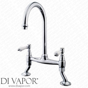 Wickes Zores Kitchen Sink Bridge Mixer Tap - Chrome - 173896 Spare Parts
