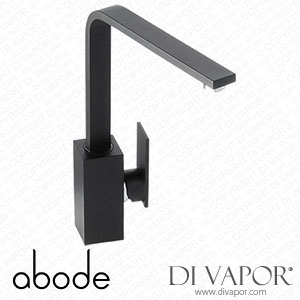 Abode New Media Single Lever Sink Tap - Matt Black - 173924 Spare Parts