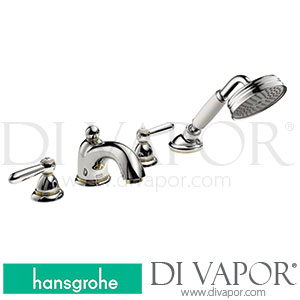 Hansgrohe 17455000 AXOR Carlton 4-Hole Tile Mounted Bath Mixer with Lever Handles 06/01 - 09/10 Spare Parts