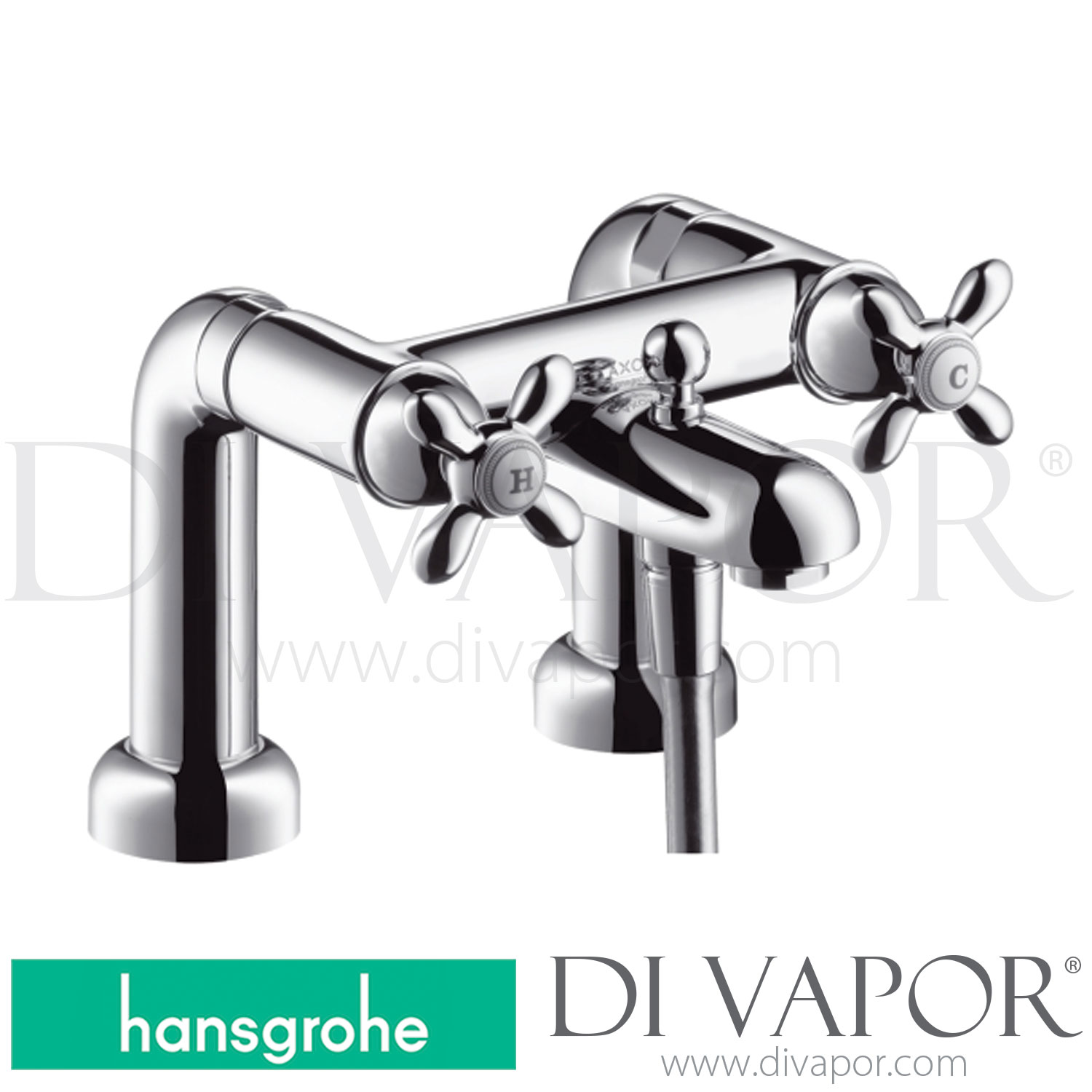 Hansgrohe 17470810 AXOR Carlton 2Handle RimMounted Bath Mixer Dn15 07
