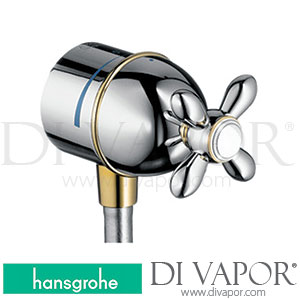 Hansgrohe 17883090 AXOR Carlton Fixfit Stop Wall Outlet with Shut-Off Valve and Cross Handle 06/00 - 07/01 Spare Parts