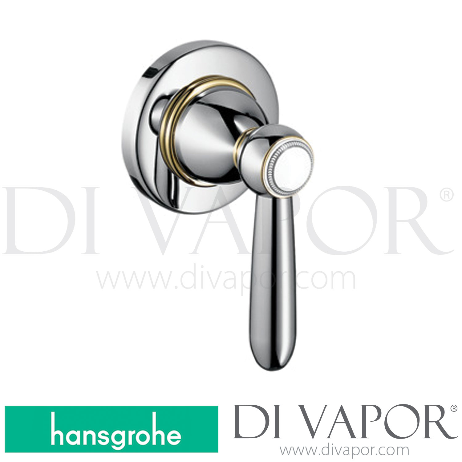 Hansgrohe 17960000 AXOR Carlton ShutOff Valve for Concealed