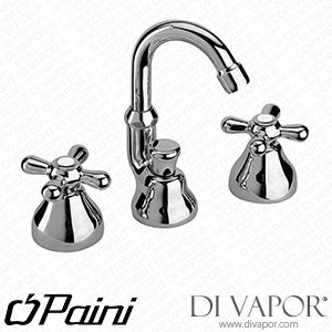 Paini 17CR314 Liberty 3-Hole Bidet Mixer with Spout and Waste Spare Parts