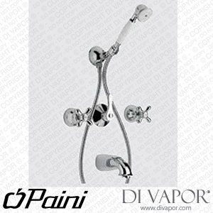 Paini 17CR433 Liberty Built-In Bath Shower Mixer with Adjustable Shower Kit Spare Parts