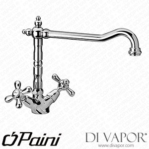 Paini 17CR570B Liberty Kitchen Monobloc Chrome Tap with Swivel Spout Spare Parts