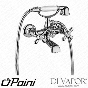 Paini 17QL100 Liberty Aged Copper Bath Shower Mixer with Fixed Shower Kit Spare Parts