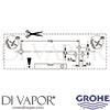 Grohe 18259001 Mixer Spare Diagram
