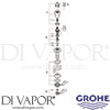 Grohe 18904001 Spare Tech Diagram