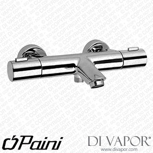 Paini 18CR111TH Domus Thermostatic Bath Shower Mixer without Shower Kit Spare Parts