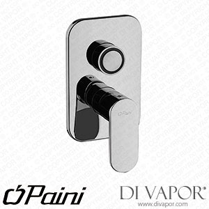 Paini 18CR691B Domus Built-In Shower Mixer 2-Way Push Button Diverter Valve Spare Parts