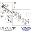 Grohe 19 663 Mixer Spare Tech Diagram