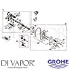 Grohe 19 665 Mixer Spare Tech Diagram