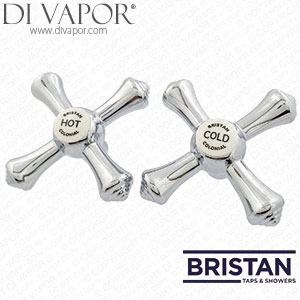 Bristan Colonial Bridge Chrome Tap Handles