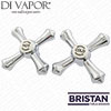 Bristan Colonial Bridge Chrome Tap Handles