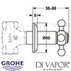 Grohe Sinfonia Concealed Valve Exposed Part Dimensions