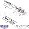 Grohe Sinfonia Concealed Valve Exposed Part Spares