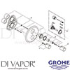 Grohe 19060 Mixer Spare Tech Diagram