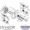 Grohe 19066 Mixer Spare Tech Diagram