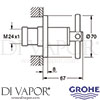 Grohe 19069AL3 Spare Diagram