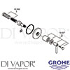 Grohe 19088AL3 Spare Tech Diagram