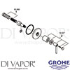Grohe 19088DC3 Spare Tech Diagram