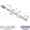 Grohe 19133000 Spare Diagram