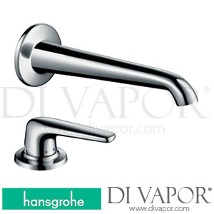 Hansgrohe 19137000 AXOR Bouroullec Single Lever Basin Mixer for Concealed Installation with Wall Spout 200 Mm and Handle 10/10 - 12/17 Spare Parts
