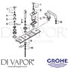 Grohe 19141 Spare Tech Diagram
