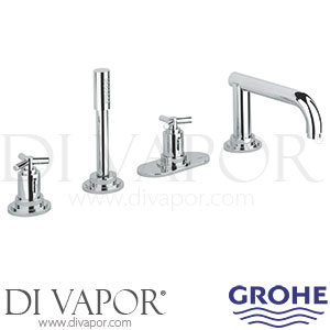 Grohe 19141000 Atrio 4-Hole Bath Combination Trim Set Spare Parts