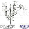 Grohe 19141000 Spare Diagram