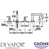Grohe 19142BE0 Spare Diagram