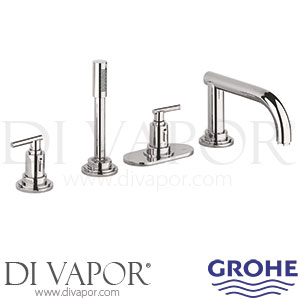 Grohe 19142BE0 Atrio 4 Hole Bath Combination Spare Parts