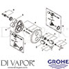 Grohe 19144 Mixer Spare Tech Diagram